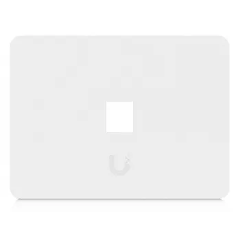 Ubiquiti Placca a muro universale Keystone – Single Gang, 1 porta, Bianco (UACC-WP-KEYSTONE-H-1P)