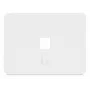 Ubiquiti Placca a muro universale Keystone – Single Gang, 1 porta, Bianco (UACC-WP-KEYSTONE-H-1P)
