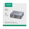 UGREEN NW301 Splitter Gigabit Ethernet 1-to-2, 1000 Mbps, RJ45