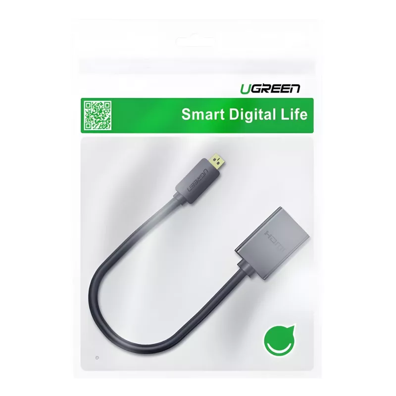 UGREEN 20134-20134 adattatore Micro-HDMI maschio a HDMI femmina - nero