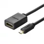 UGREEN 20134-20134 adattatore Micro-HDMI maschio a HDMI femmina - nero
