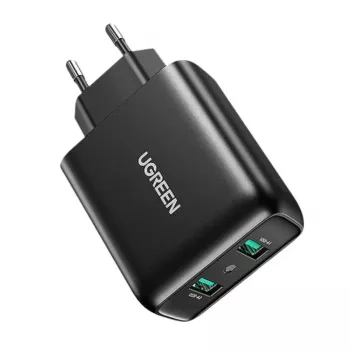 UGREEN caricabatterie da parete 2xUSB-A 36W QC3.0 nero CD161