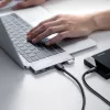 UGREEN 60559 hub USB-C 5-in-2 per MacBook Pro/Air, USB-C PD 100W, HDMI 4K, 3x USB 3.0