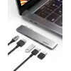 UGREEN 60559 hub USB-C 5-in-2 per MacBook Pro/Air, USB-C PD 100W, HDMI 4K, 3x USB 3.0