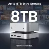 UGREEN 65487 Docking Station USB-C 11-in-1 per Mac Mini M4/M4 Pro con alloggiamento M.2-SSD, Space Grey