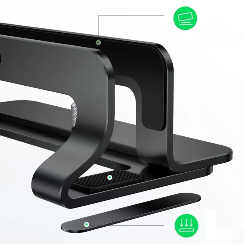 UGREEN Supporto verticale in alluminio per MacBook Laptop Tablet (20471 LP258) grigio scuro