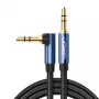 UGREEN cavo AUX angolare 2 x mini jack 3,5 mm 1 m blu (AV112)