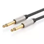 UGREEN AV128 10639 cavo mono TS jack 6,35mm a jack 6,35mm 3m - grigio
