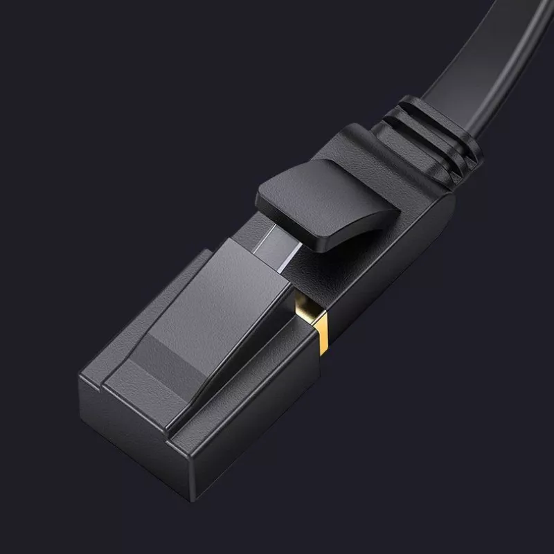 UGREEN cavo patch Ethernet Cat 7 STP 10m nero piatto RJ45 LAN 10 Gbps
