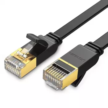 UGREEN cavo patch Ethernet Cat 7 STP 10m nero piatto RJ45 LAN 10 Gbit/s