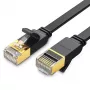 UGREEN cavo patch Ethernet Cat 7 STP 10m nero piatto RJ45 LAN 10 Gbps