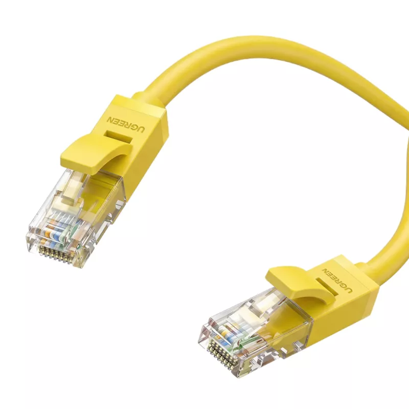UGREEN cavo Ethernet Cat6 RJ45 2m giallo - 1Gbps 250MHz cavo patch UTP