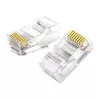 UGREEN Connettore modulare RJ45 Cat6 - trasparente con contatti dorati (10 pezzi)