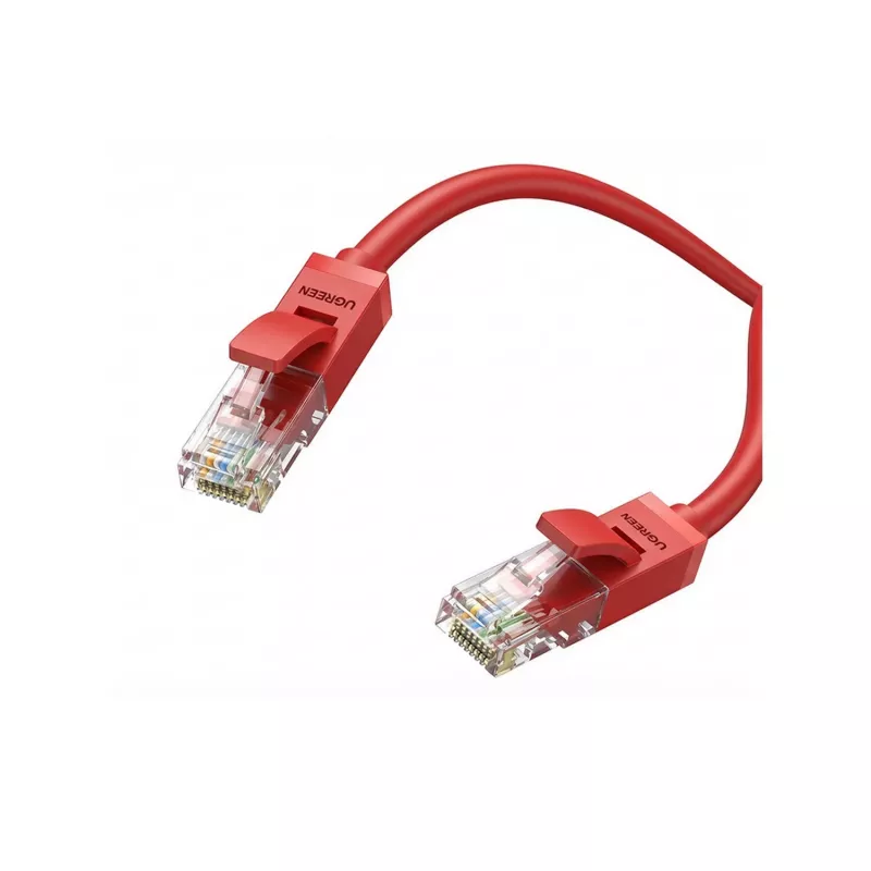 Cavo Ethernet UGREEN Cat6 UTP 2M rosso – cavo patch di rete RJ45 ad alta velocità 10Gbps