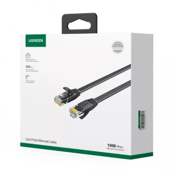 UGREEN cavo patch Ethernet Cat6 UTP RJ45, 15 m, nero