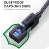 Cavo Ethernet UGREEN Cat8 in nylon intrecciato - 40Gbps con connettori modulari - 1m