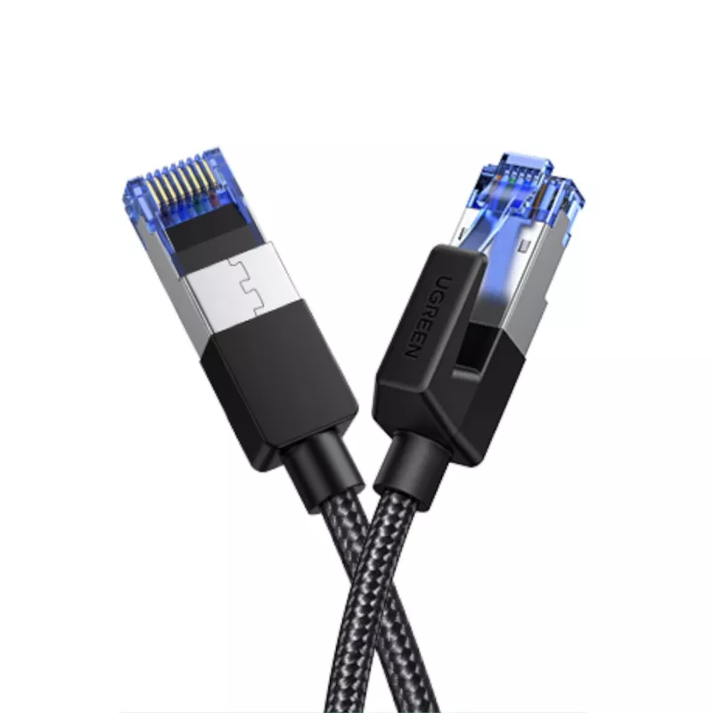 UGREEN cavo Ethernet Cat8 in nylon intrecciato - 40Gbps con connettori modulari - 3m