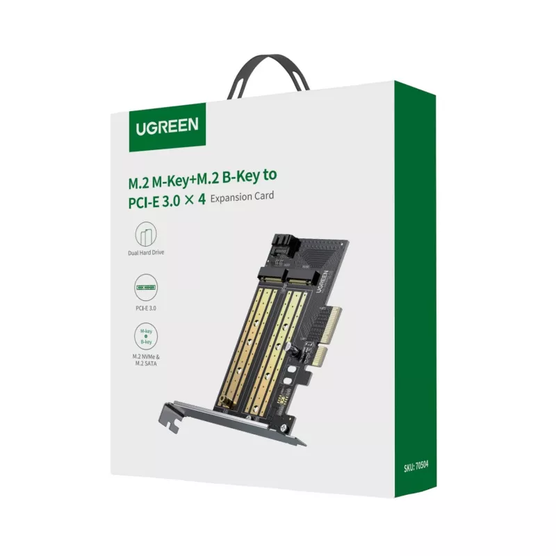 UGREEN CM302 scheda adattatore M.2 NVMe su PCIe 3.0 x4