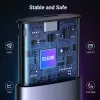 UGREEN CM400-90264 Case per SSD M.2 NVMe/SATA 10Gbps USB-C 3.2 Gen 2 senza attrezzi in alluminio argento
