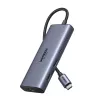 Ugreen CM639 hub USB-C 10-in-1 con 2x HDMI, 2x USB, RJ45, SD/TF, PD 100W