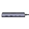 Ugreen CM639 hub USB-C 10-in-1 con 2x HDMI, 2x USB, RJ45, SD/TF, PD 100W