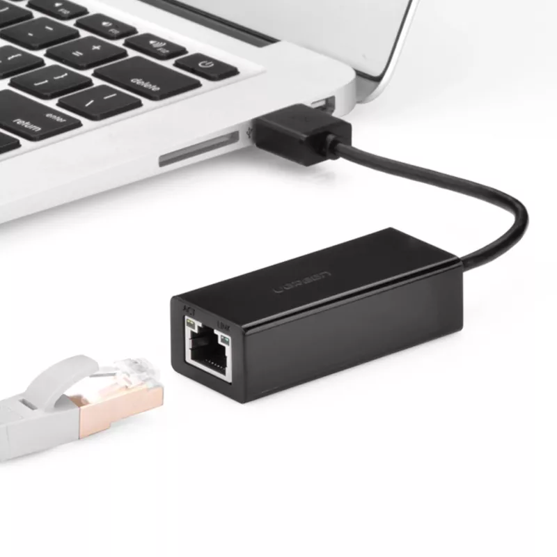 UGREEN CR110 Adattatore USB 2.0 a RJ45 Ethernet - nero