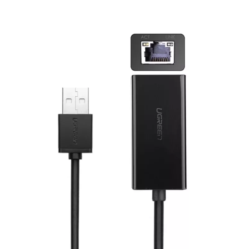 UGREEN CR110 Adattatore USB 2.0 a RJ45 Ethernet - nero