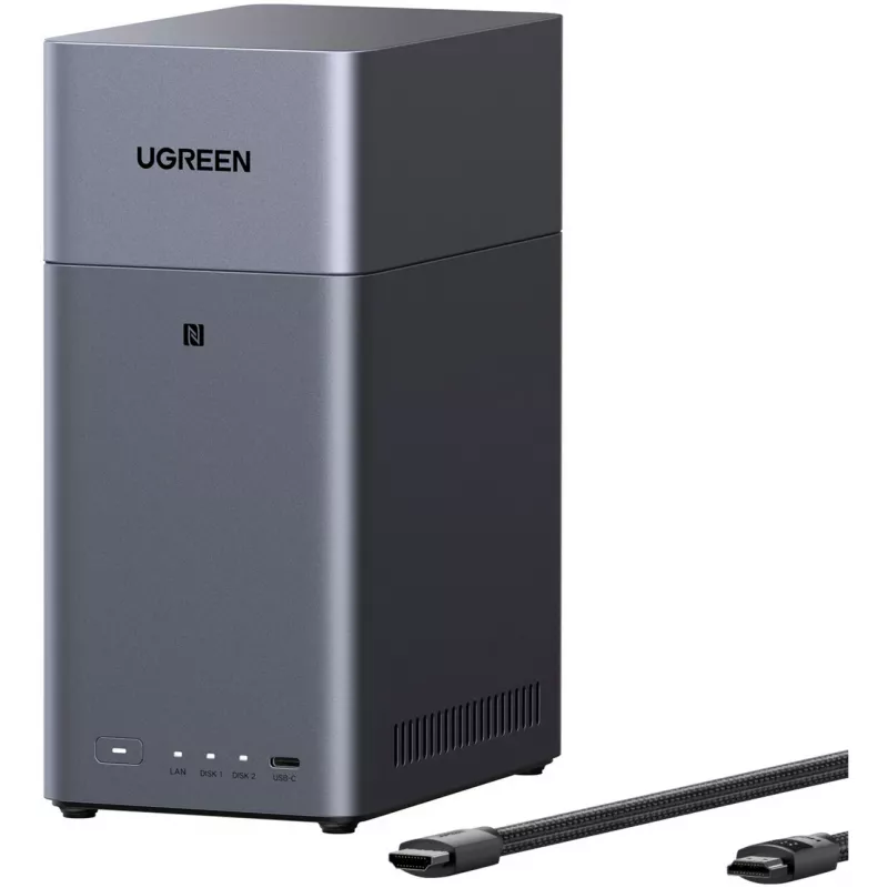 UGREEN DH2300 + 2x 6 TB Seagate IronWolf HDD bundle (nero)