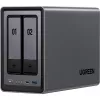 UGREEN DXP2800+ bundle 2x Seagate IronWolf HDD - NAS 2 bay con Intel Celeron N5105, 8GB DDR4, 2x 2,5GbE, incl. 2x HDD da 4TB