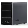 UGREEN DXP2800+ bundle 2x Seagate IronWolf HDD - NAS 2 bay con Intel Celeron N5105, 8GB DDR4, 2x 2,5GbE, incl. 2x HDD da 4TB