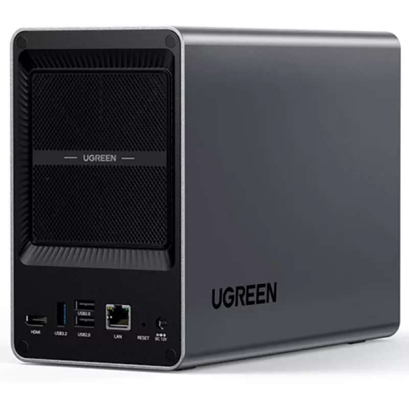 UGREEN DXP2800+ bundle 2x Seagate IronWolf HDD - NAS 2 bay con Intel Celeron N5105, 8GB DDR4, 2x 2,5GbE, incl. 2x HDD da 4TB