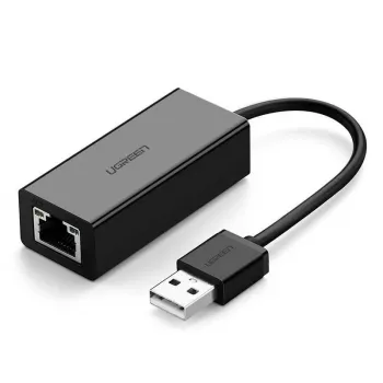 Ugreen scheda di rete esterna RJ45 - USB 2.0 100 Mbps Ethernet nero (CR110 20254)