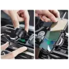 UGREEN Gravity supporto auto per telefono per cruscotto parabrezza, supporto universale per smartphone con ventosa forte, rotazione 360°, braccio telescopico, sblocco con un pulsante, nero