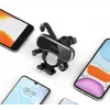 UGREEN Gravity supporto auto per telefono per cruscotto parabrezza, supporto universale per smartphone con ventosa forte, rotazione 360°, braccio telescopico, sblocco con un pulsante, nero