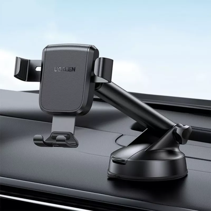 UGREEN Supporto telefono Gravity per cruscotto abitacolo nero (LP200 60990B)