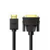 UGREEN HD106 cavo HDMI a DVI, 2m, nero, 1080p, dorato, tripla schermatura