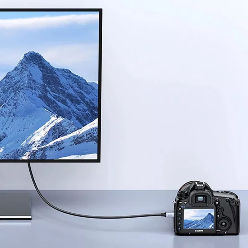 Cavo UGREEN HD164 da Micro HDMI a HDMI 2.1 8K 1m grigio