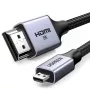Cavo UGREEN HD164 da Micro HDMI a HDMI 2.1 8K 1m grigio