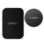 UGREEN LP123 60410 Piastre metalliche magnetiche per supporto telefono - rotonde e rettangolari, nere (2 pezzi)