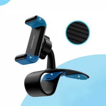 UGREEN LP189 60796 Supporto per telefono da auto con clip per cruscotto - nero
