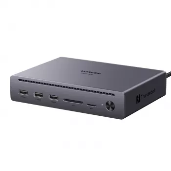 UGREEN Maxidok docking station Thunderbolt 5 10-in-1 con triplo display 8K e Power Delivery 140W