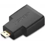 UGREEN adattatore da Micro HDMI maschio a HDMI femmina, nero