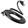 UGREEN NW102 Cavo Ethernet piatto Cat6 U/UTP 5m - nero