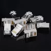 UGREEN NW111 Connettore maschio di rete Ethernet RJ45 Cat6 confezione da 100 - argento/trasparente
