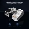 UGREEN NW111 Connettore maschio di rete Ethernet RJ45 Cat6 confezione da 100 - argento/trasparente