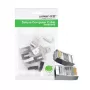 UGREEN NW111 Connettore maschio di rete Ethernet RJ45 Cat6 confezione da 100 - argento/trasparente
