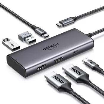 UGREEN Revodok Pro 206 Hub USB-C 6-in-1 (15852)