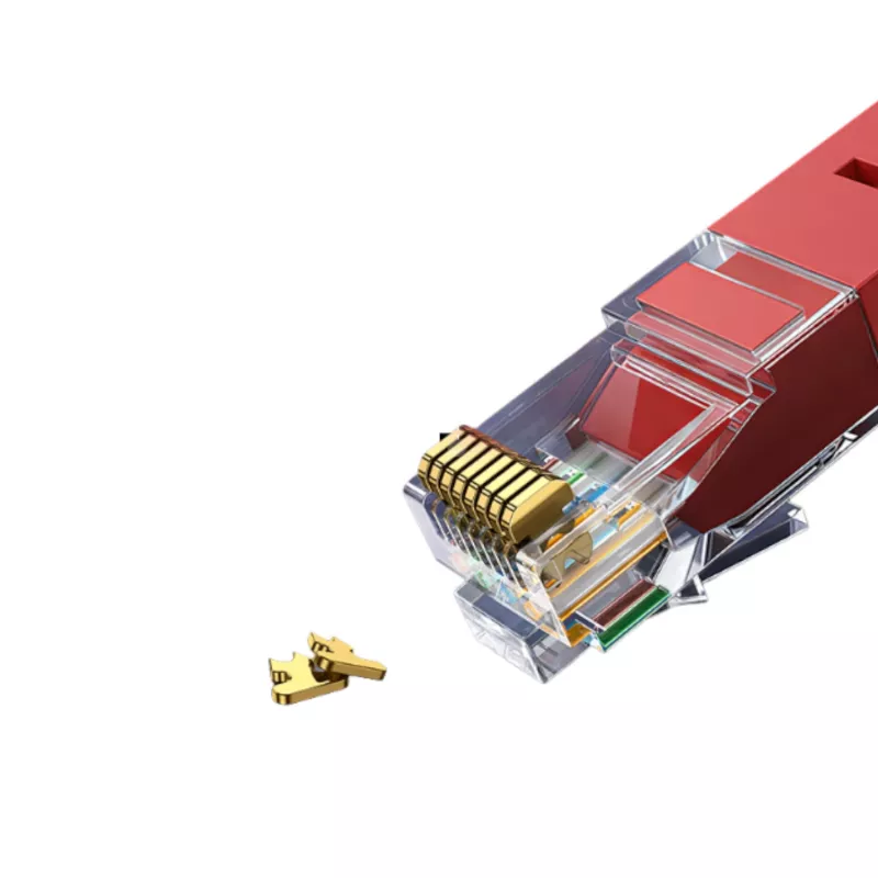 UGREEN cavo di rete LAN Ethernet RJ45 CAT6 0,5m - rosso (1Gbps, 250MHz)