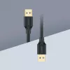 UGREEN US128 Cavo USB 3.0 da connettore maschio A a connettore maschio A 2m nero