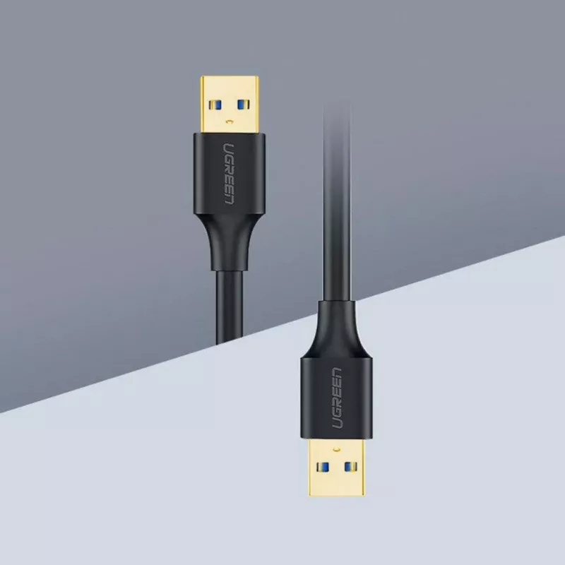 UGREEN US128 Cavo USB 3.0 da connettore maschio A a connettore maschio A 2m nero